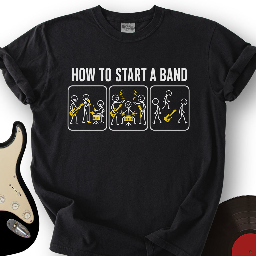 Band Blueprint T-Shirt product image 1