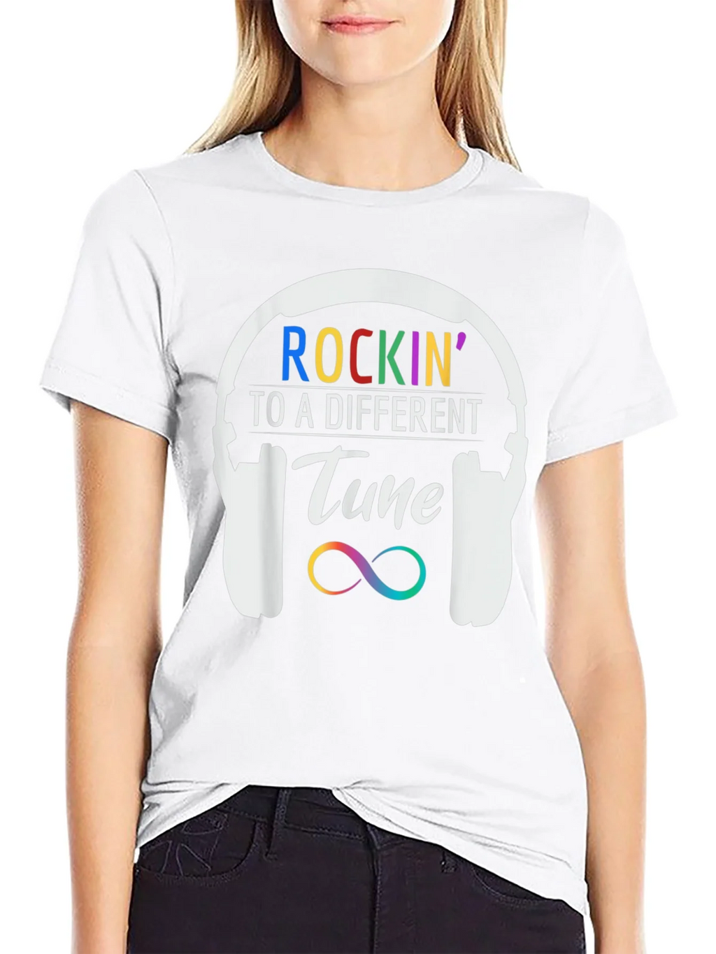 Rockin to a Different Tune Graphic Tee product image 8
