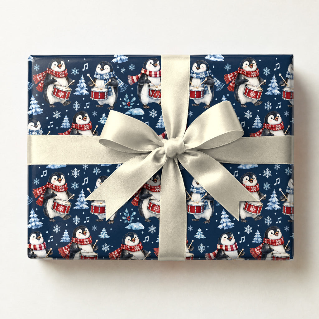Penguin Drum Solo Wrapping Paper