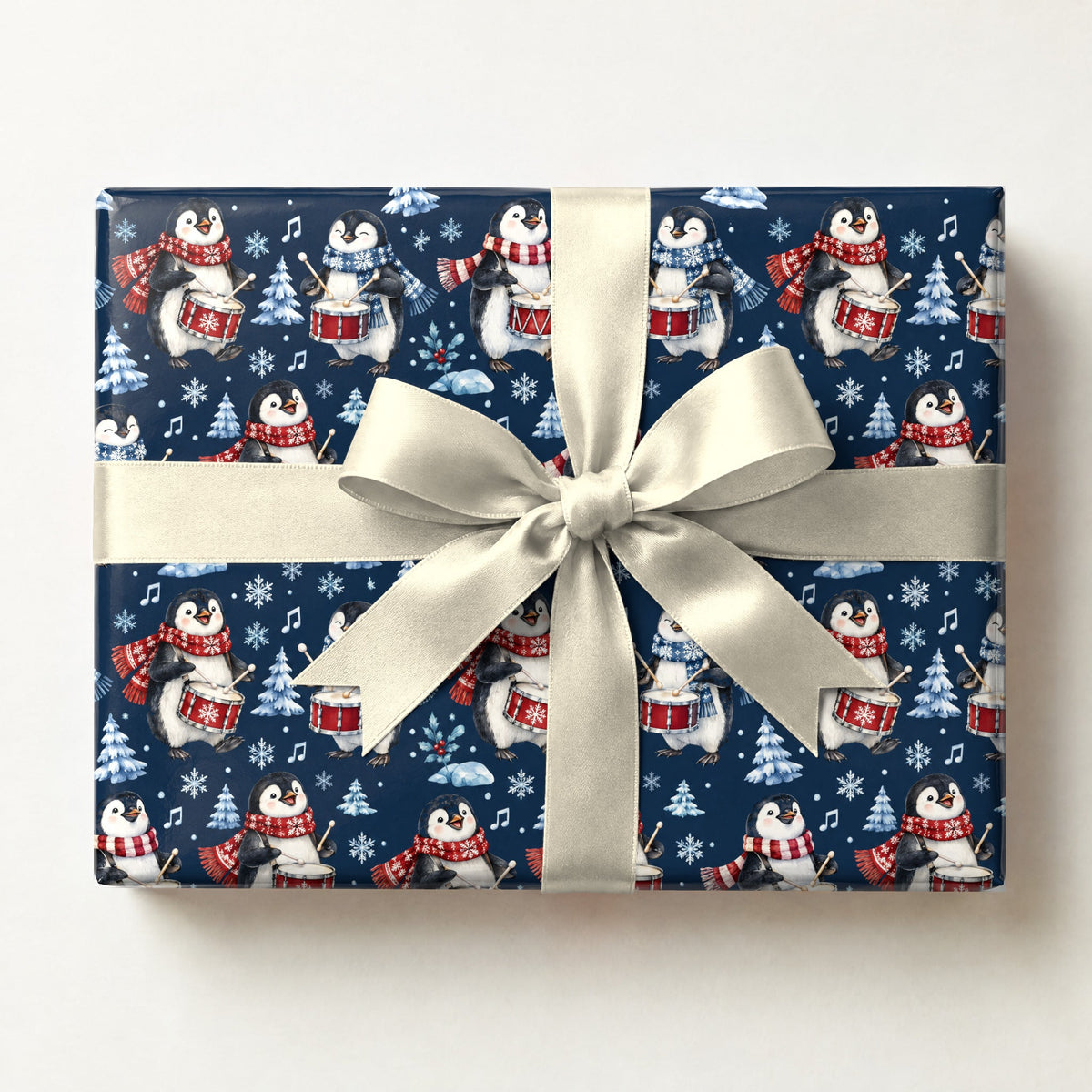 Penguin Drum Solo Wrapping Paper