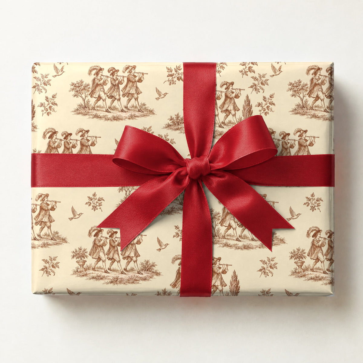 Pipers Piping Toile Wrapping Paper