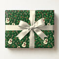 Holly Jolly Acoustic Guitar Wrapping Paper