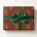 Fireside Fiddle Plaid Wrapping Paper