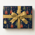 Electric Guitar String Lights Wrapping Paper