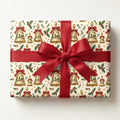Bell Choir Holly Wrapping Paper