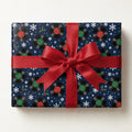 Vinyl Snowfall Christmas Wrapping Paper