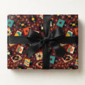 Vinyl Record Collage Wrapping Paper