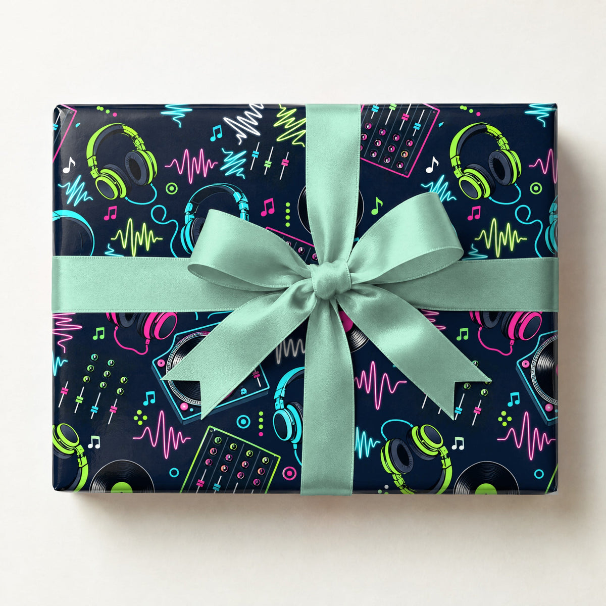 DJ Headphones Wrapping Paper