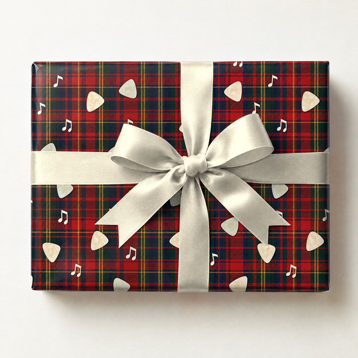 Rock and Roll Tartan Wrapping Paper