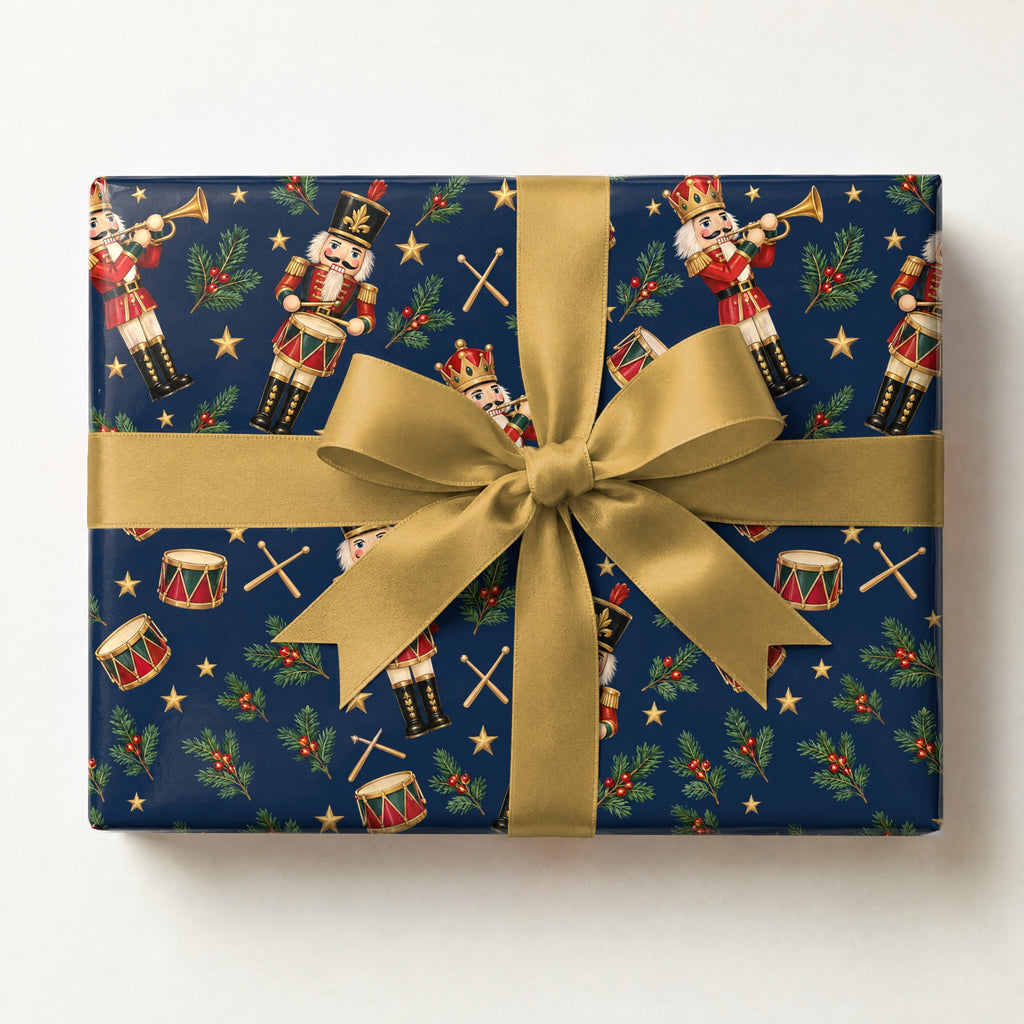 Nutcracker Drummers Wrapping Paper
