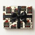 Dachshund Piano Christmas Wrapping Paper