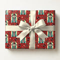 Holiday Jukebox Diner Wrapping Paper