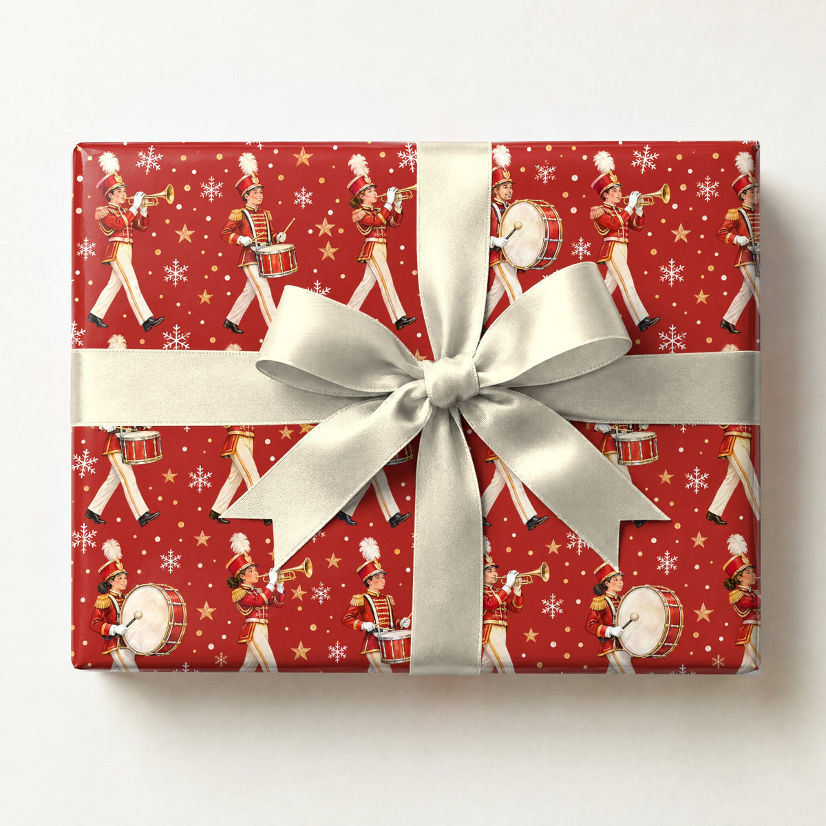 Holiday Marching Band Parade Wrapping Paper