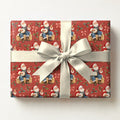 Santa's Banjo Hoedown Wrapping Paper