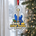 Best Guitar Teacher Ever Christmas Ornament