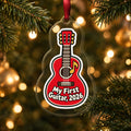 My First Guitar 2026 Christmas Ornament