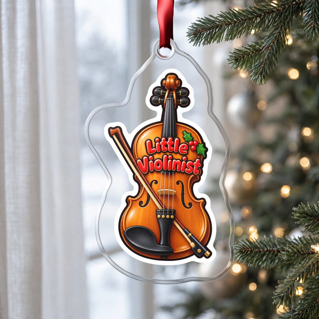 Little Violinist Christmas Ornament