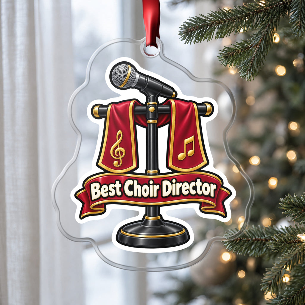 Best Choir Director Christmas Ornament