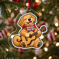 Good Boy, Great Riffs Dog Guitar Christmas Ornament