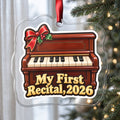 My First Piano Recital 2026 Christmas Ornament