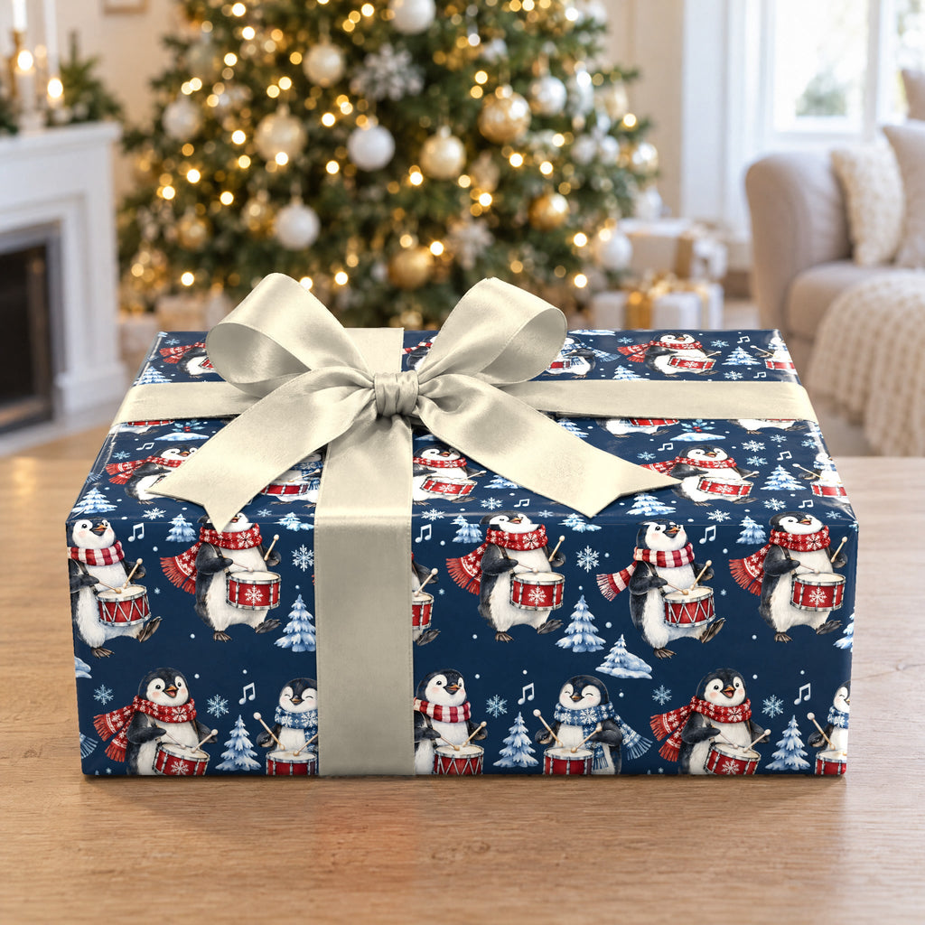 Penguin Drum Solo Wrapping Paper