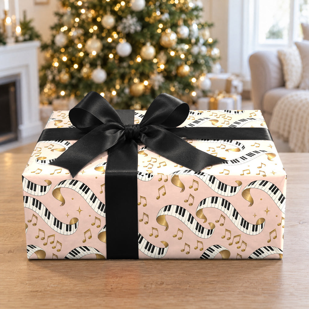 Piano Keys Wrapping Paper
