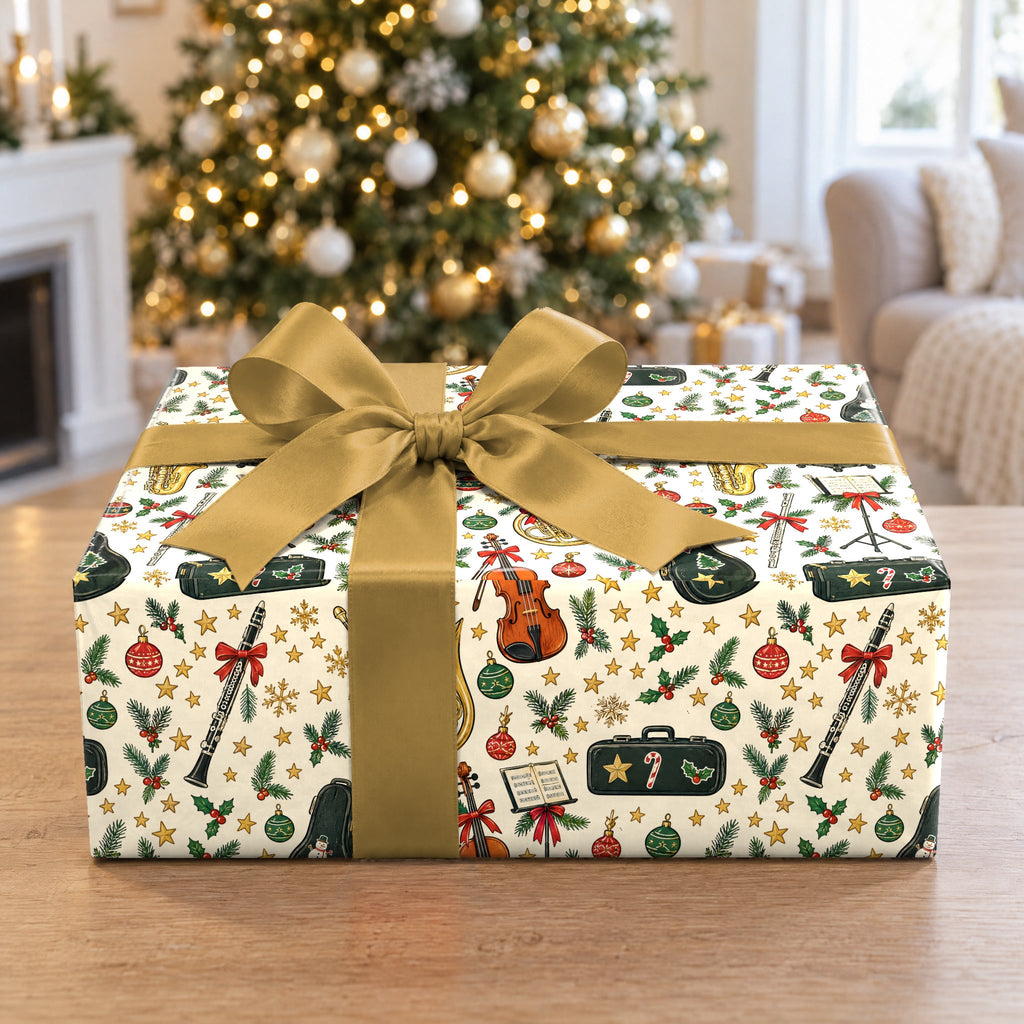 Band Kid Holiday Concert Wrapping Paper