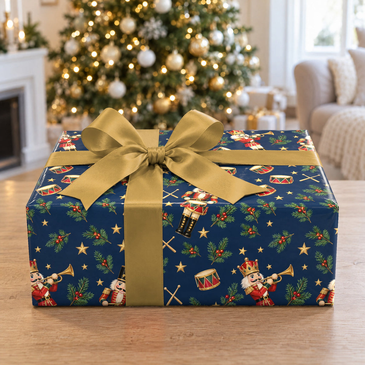 Nutcracker Drummers Wrapping Paper