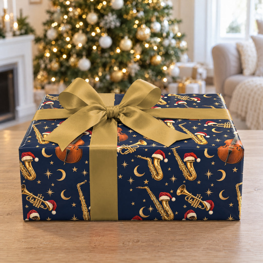 Jazzy Holiday Wrapping Paper