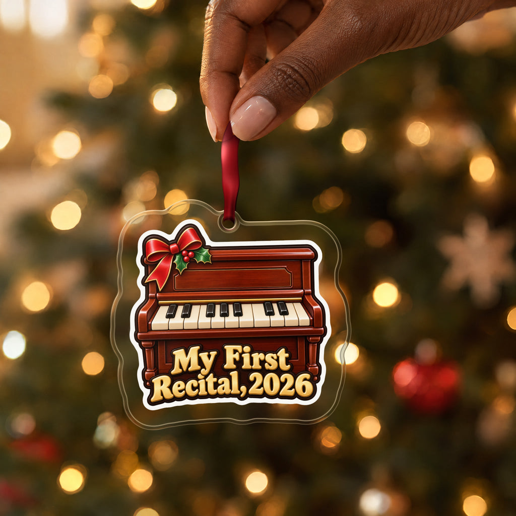 My First Piano Recital 2026 Christmas Ornament