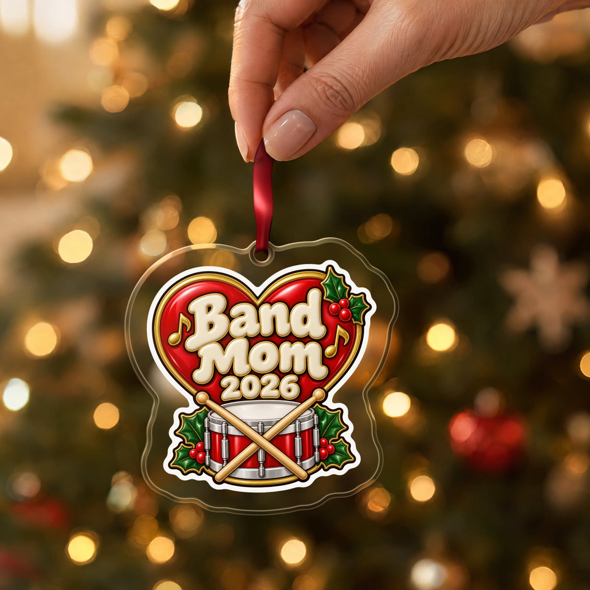 Band Mom 2026 Christmas Ornament