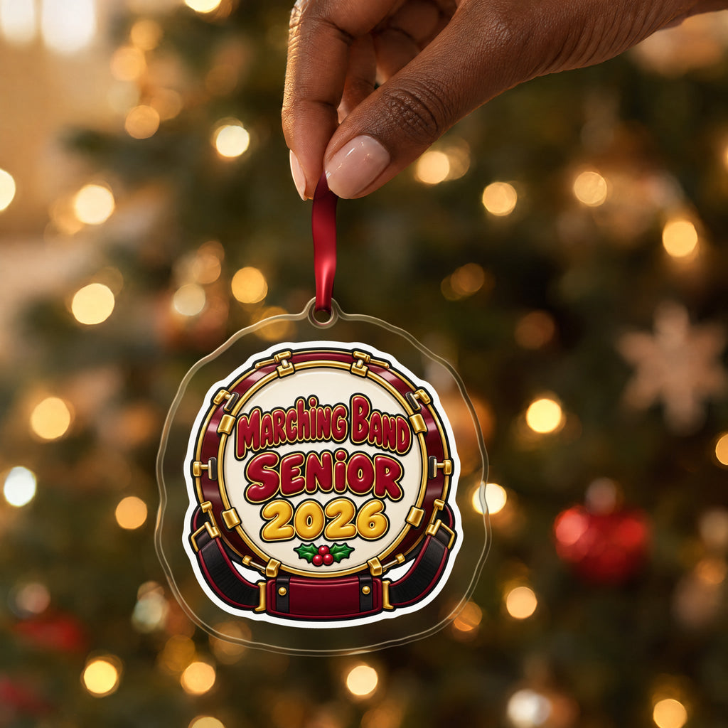 Marching Band Senior 2026 Christmas Ornament