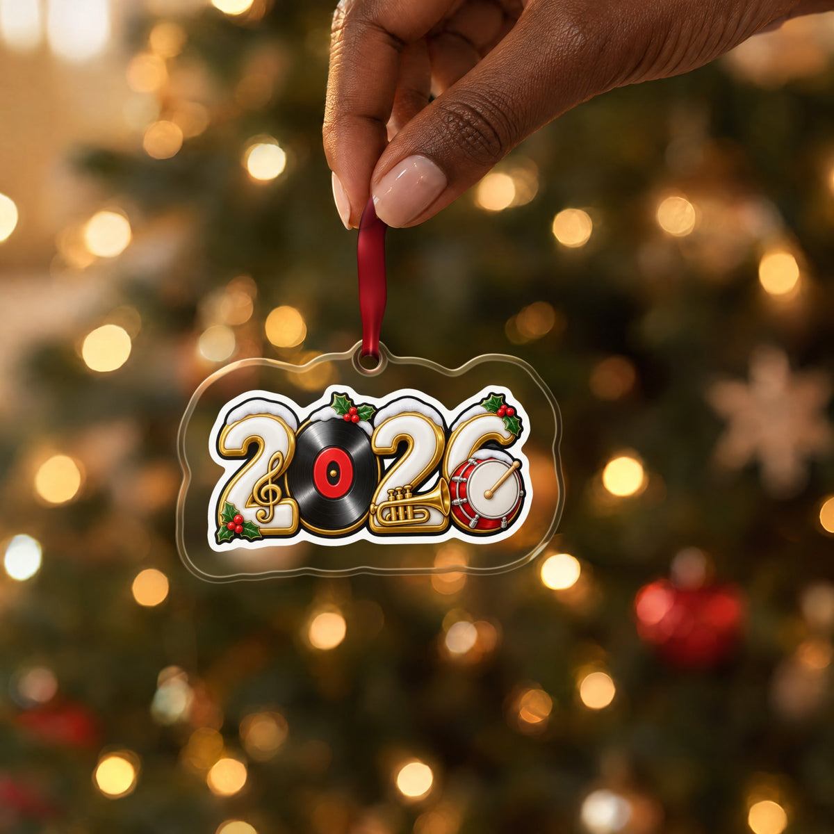 2026 Music Lover Christmas Ornament
