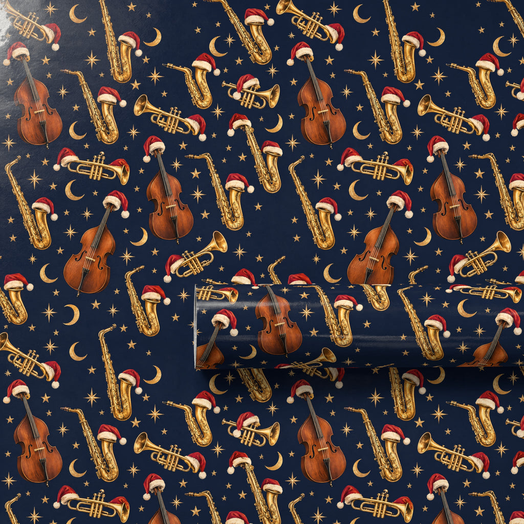 Jazzy Holiday Wrapping Paper