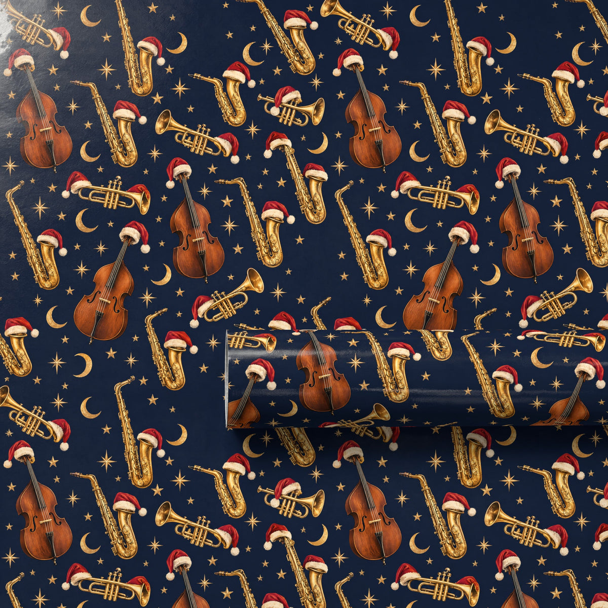 Jazzy Holiday Wrapping Paper