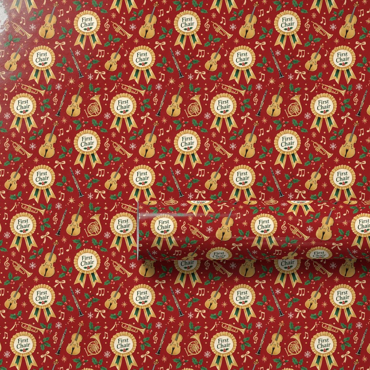 First Chair Christmas Wrapping Paper