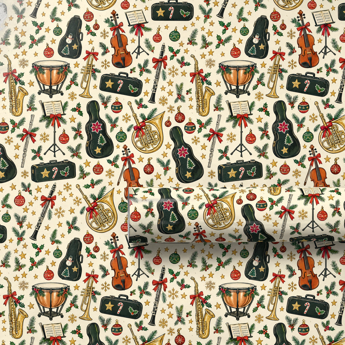 Band Kid Holiday Concert Wrapping Paper
