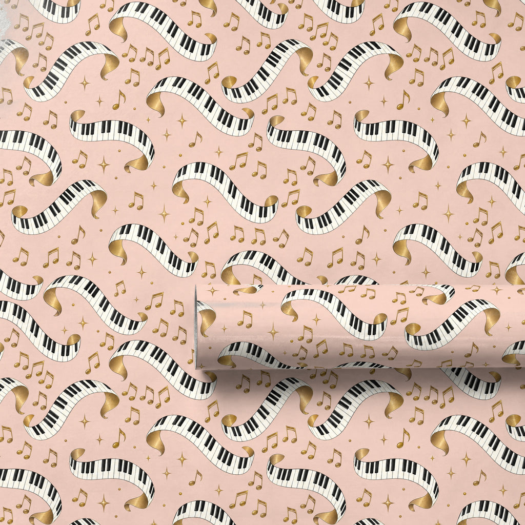 Piano Keys Wrapping Paper