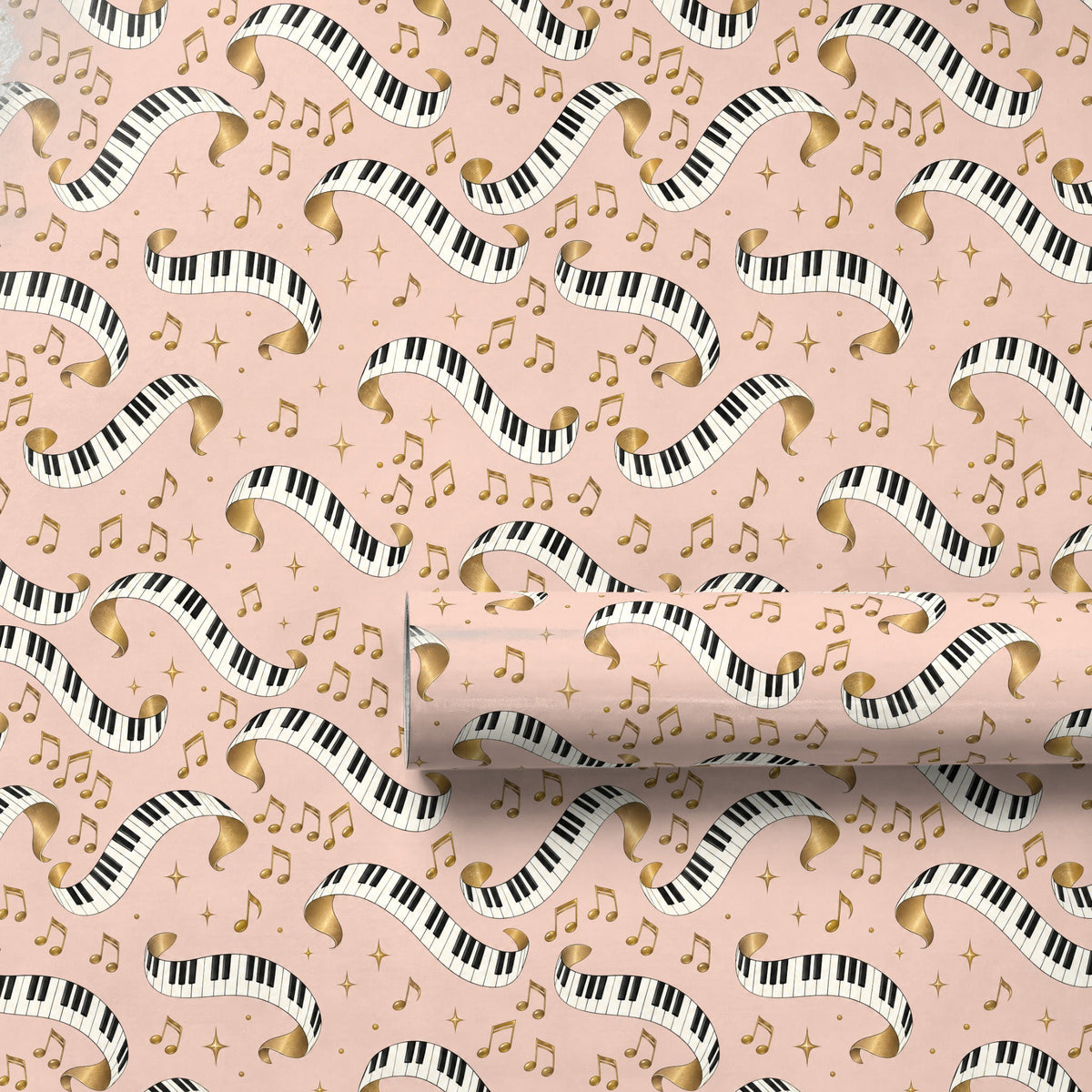 Piano Keys Wrapping Paper