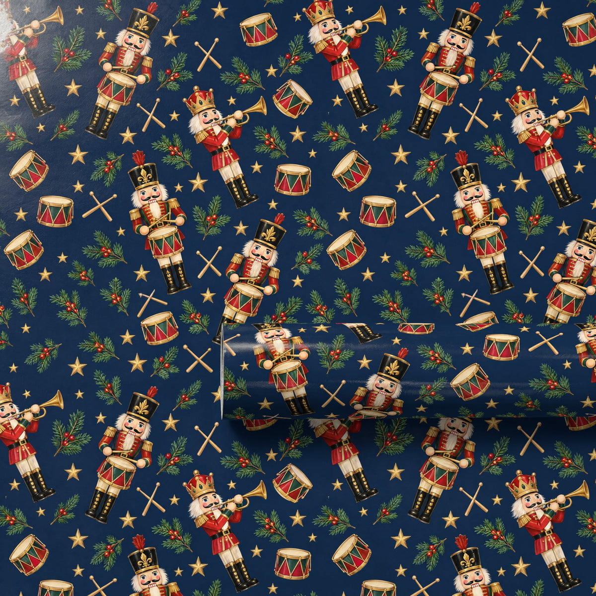 Nutcracker Drummers Wrapping Paper