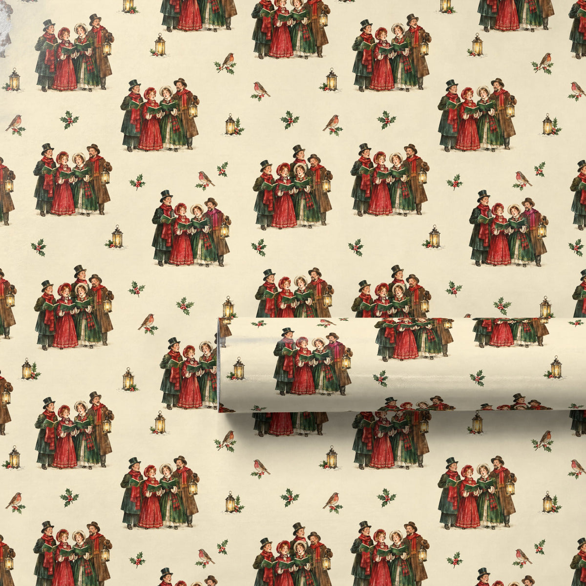 Caroling Quartet Wrapping Paper