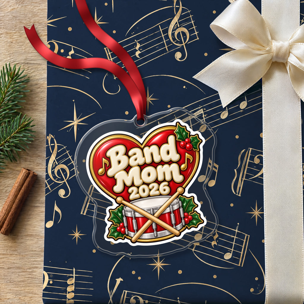Band Mom 2026 Christmas Ornament