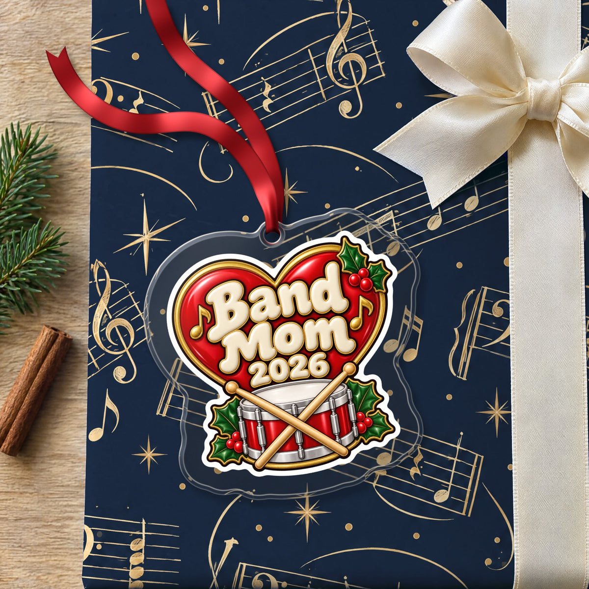Band Mom 2026 Christmas Ornament