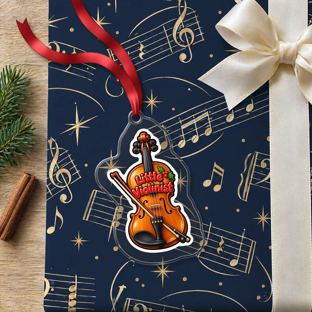 Little Violinist Christmas Ornament
