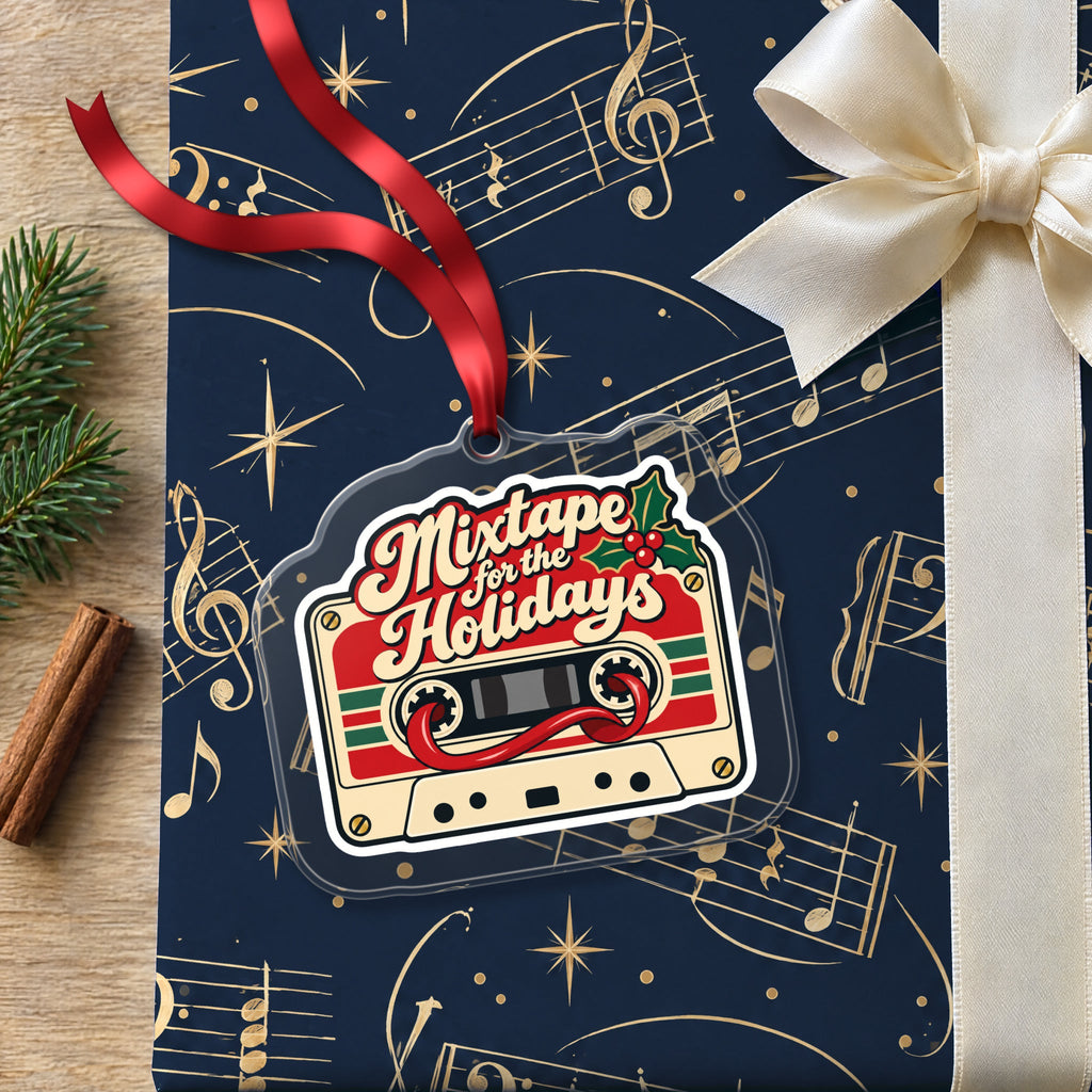 Mixtape for the Holidays Cassette Christmas Ornament