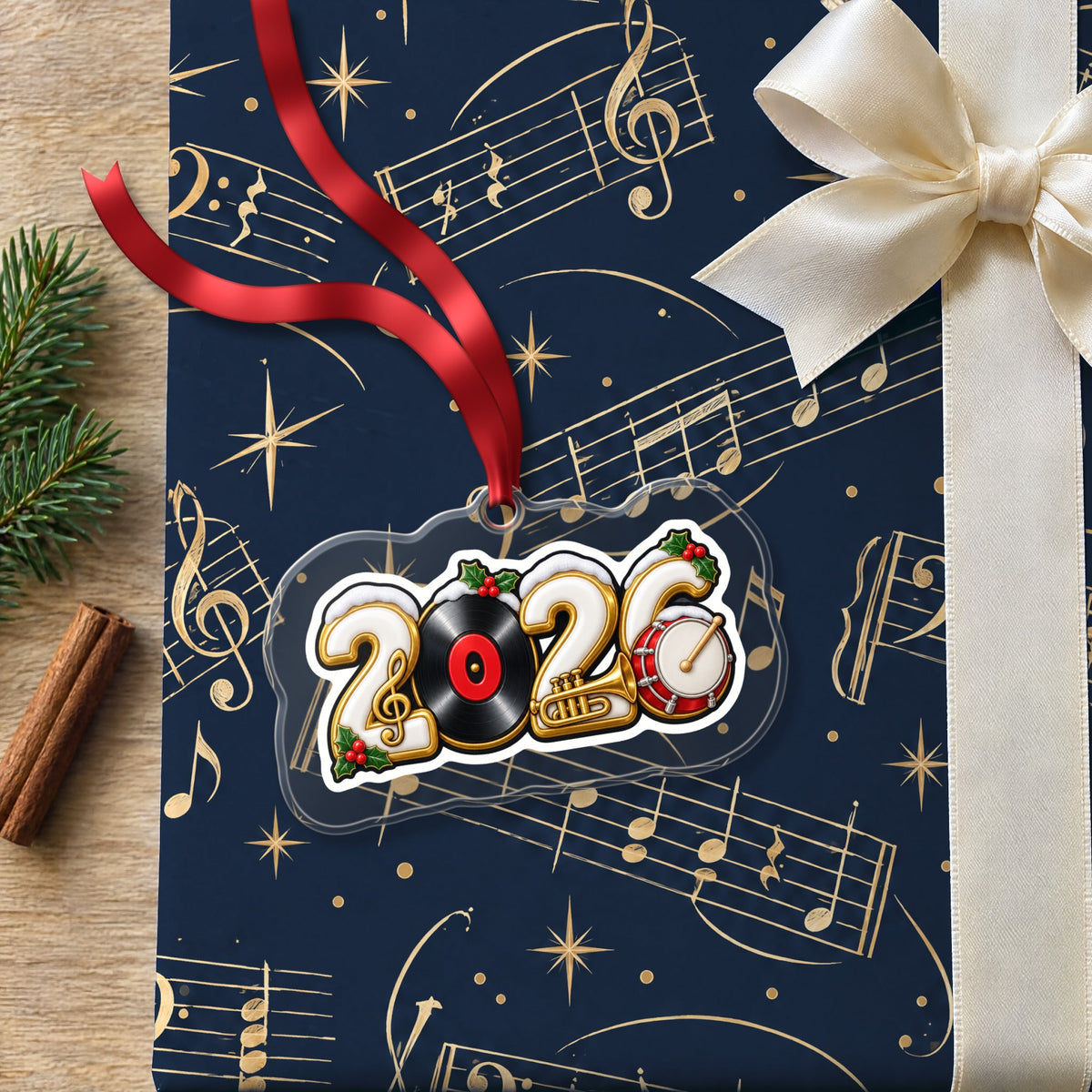 2026 Music Lover Christmas Ornament