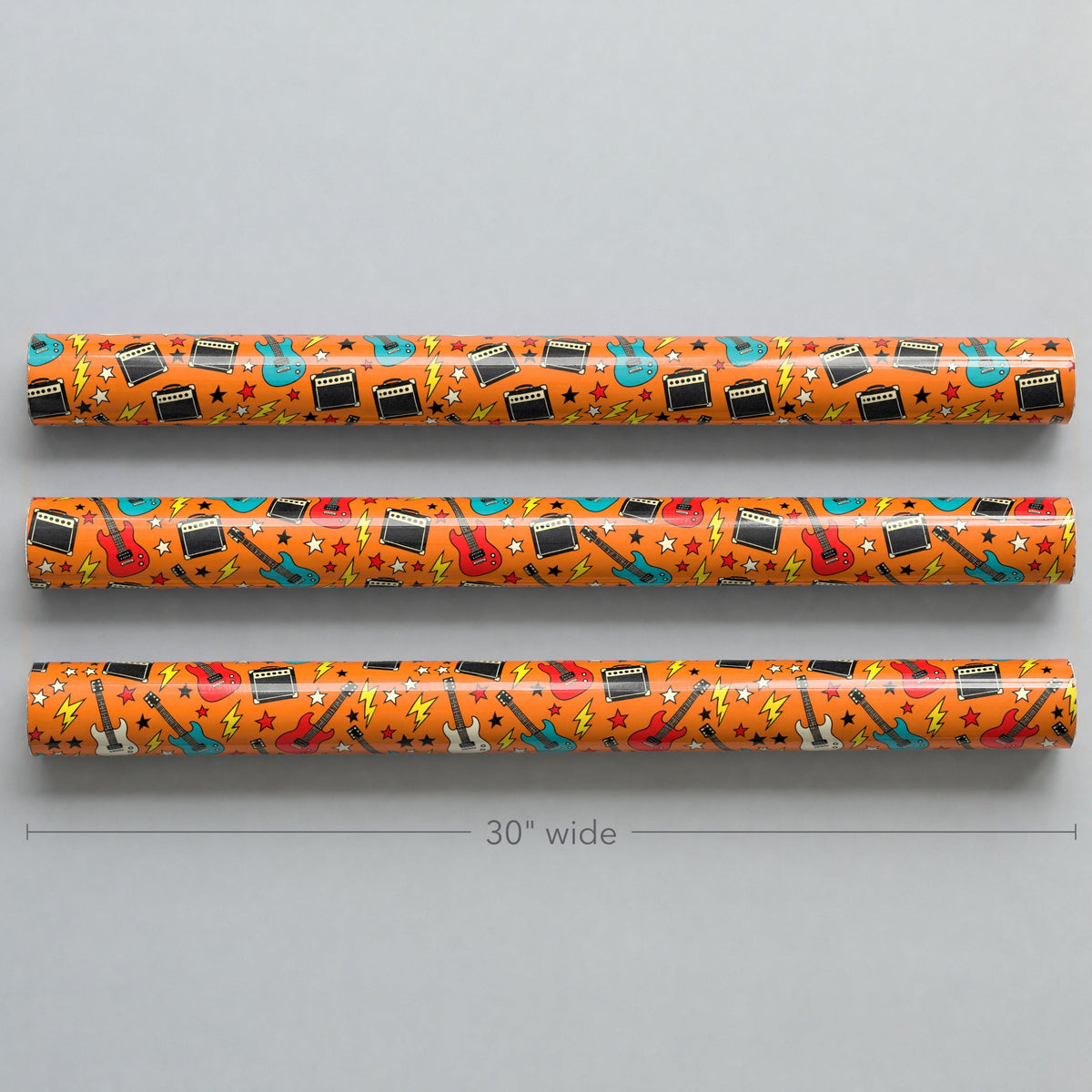 Guitar and Amp Rock Wrapping Paper
