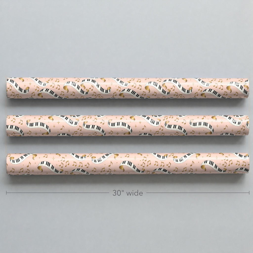 Piano Keys Wrapping Paper