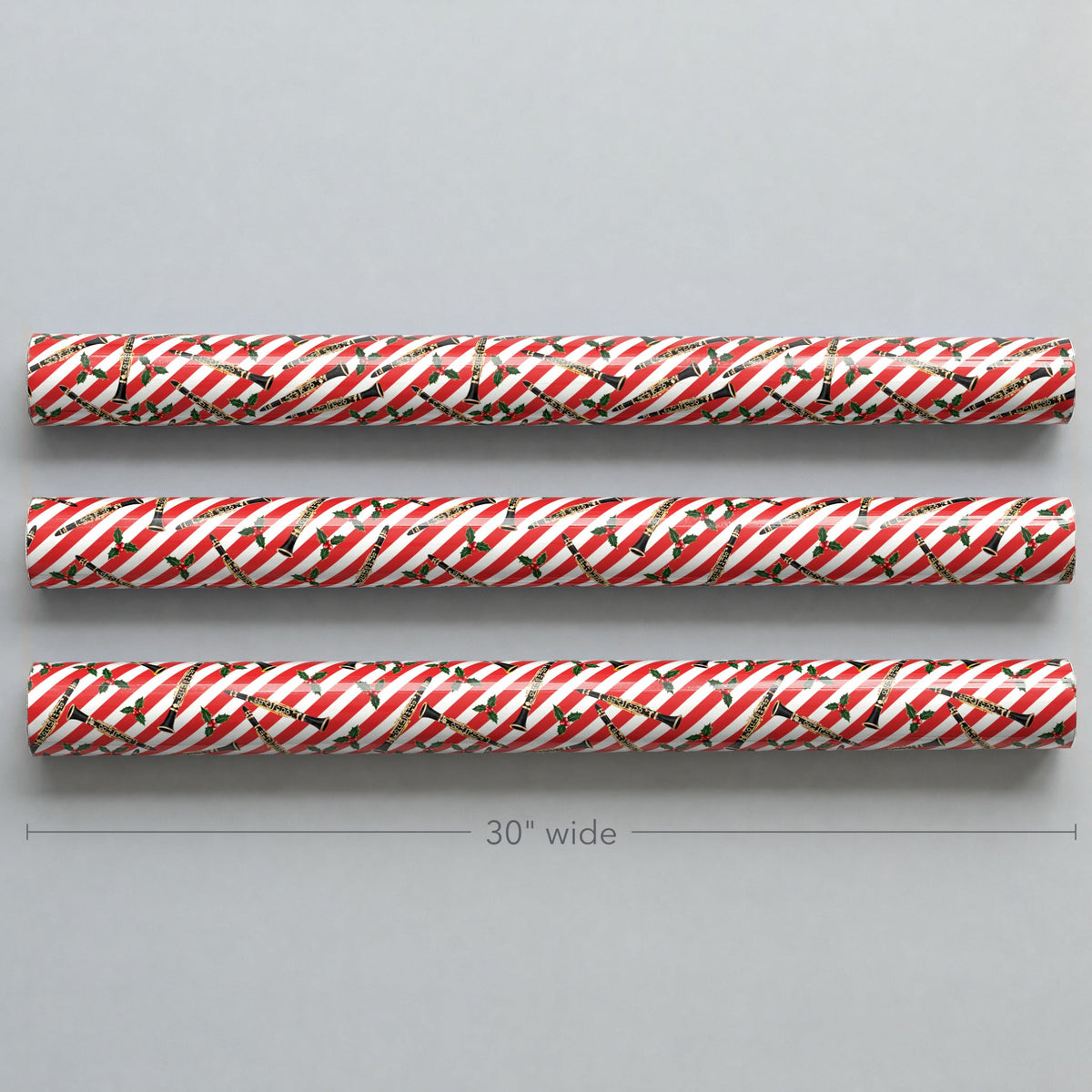 Cane and Clarinet Wrapping Paper