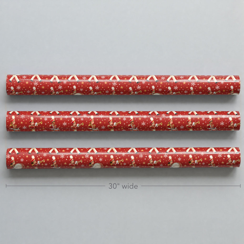 Holiday Marching Band Parade Wrapping Paper